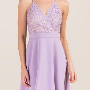 Polly Surplus Lace Combo Dress